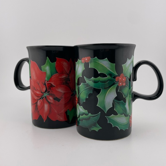 Yuletide Mugs Pattern Designs by Caroline Bessey by Dunoon Stoneware Set of Four - Picture 5 of 15